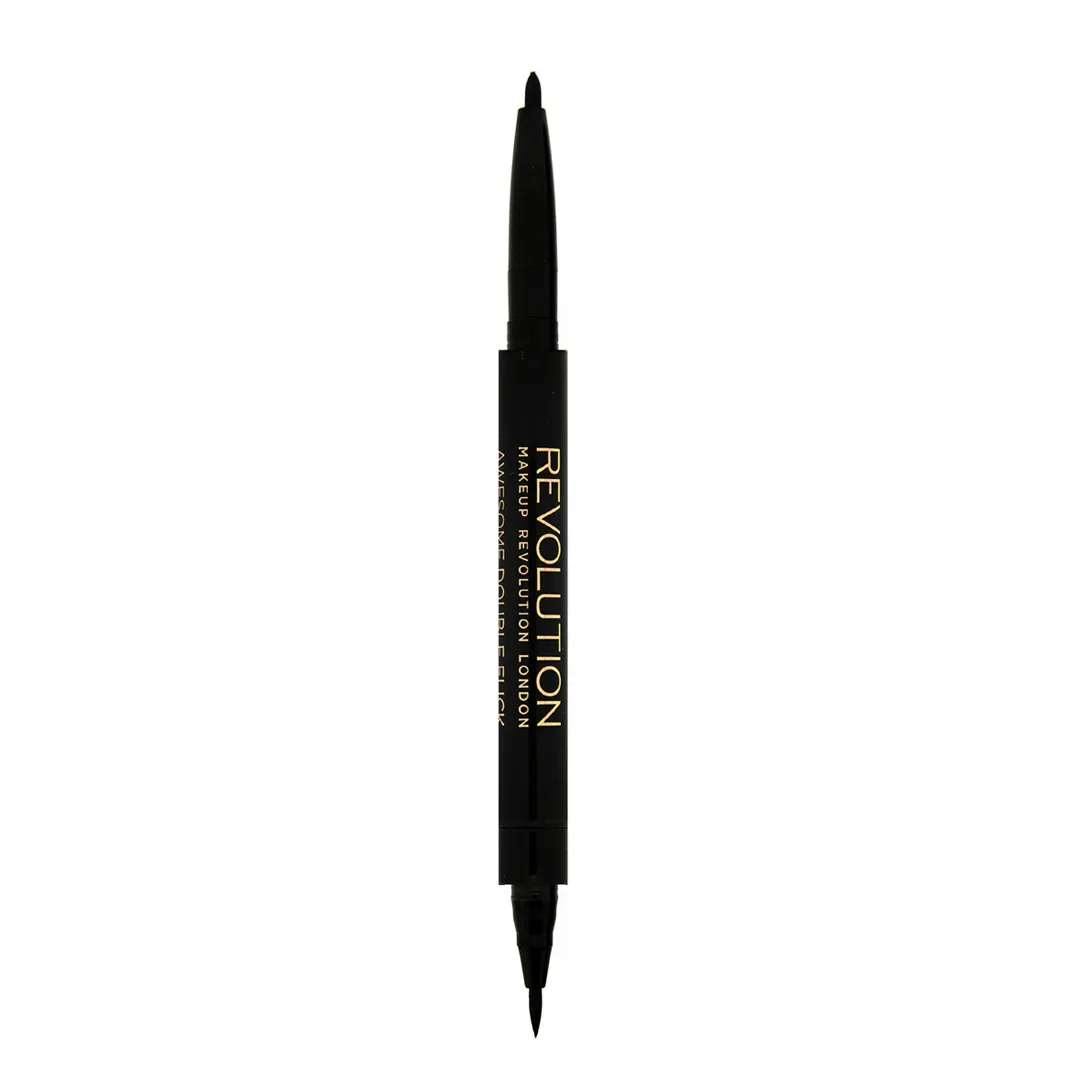 

Подводка для глаз «два в одном» для идеального образа Awesome Eyeliner Felt And Kohl Revolution, 1 UD