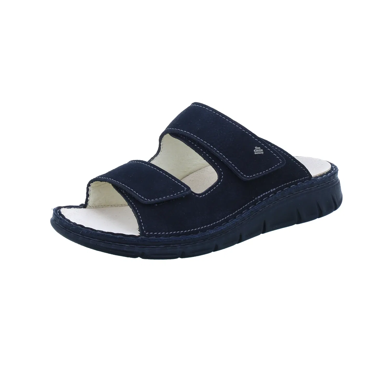 Домашние тапочки из натуральной кожи, Finn Comfort, черный