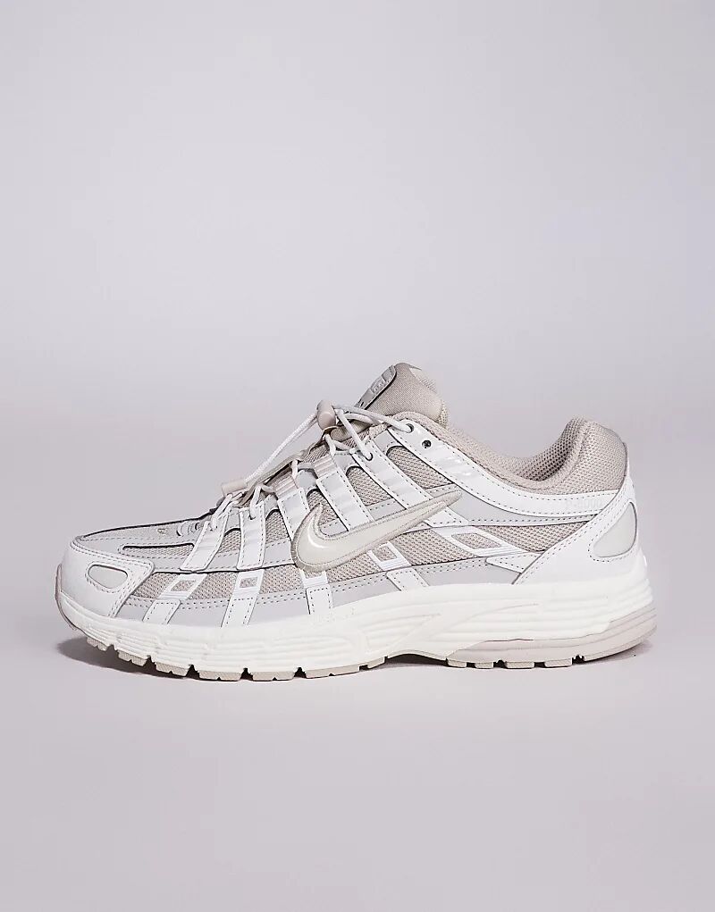 Кроссовки Nike P-6000 Utility в бежевом и бежевом цветах — фото 2