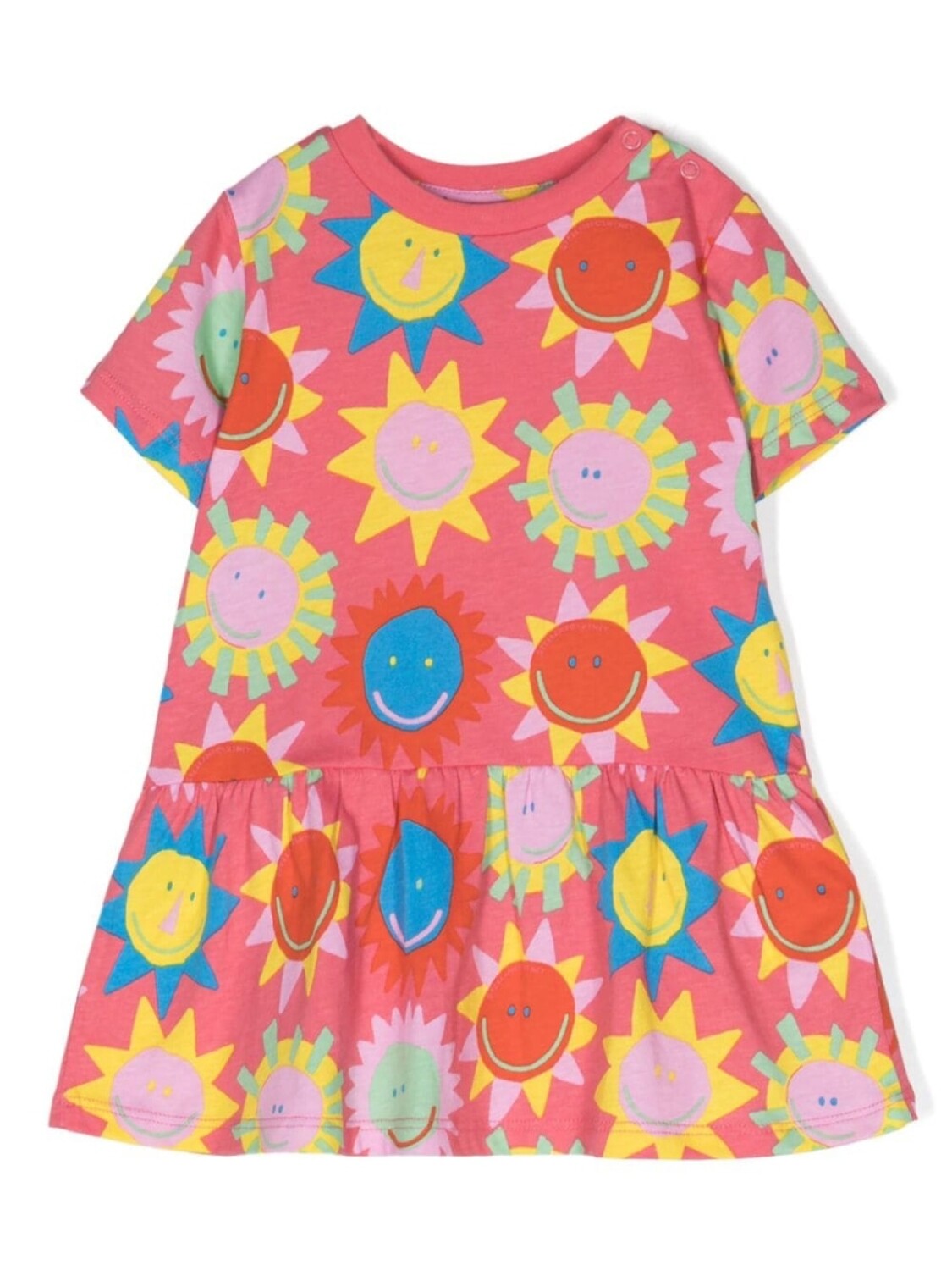 

Stella McCartney Kids платье с принтом, розовый