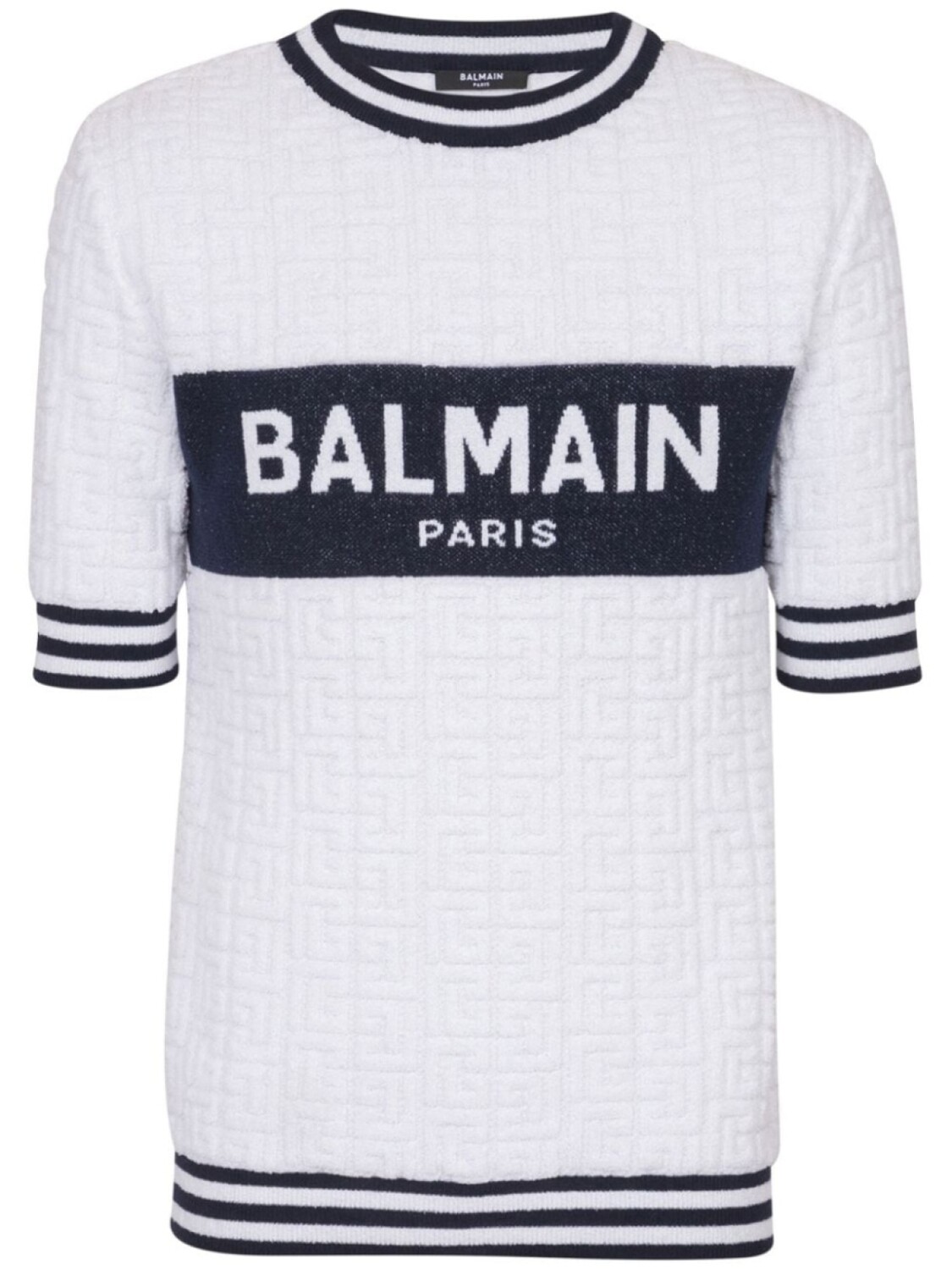 

Balmain футболка трикотажная PB Labyrinth, белый