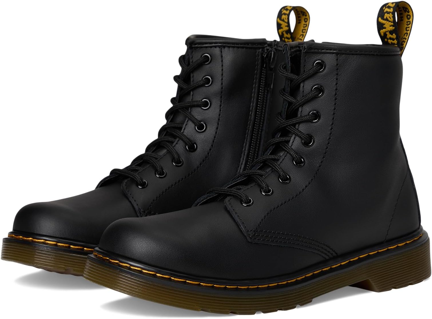 

Ботинки Dr. Martens Kid's Collection 1460 Junior Lace Up Fashion Boot, цвет Black Softy