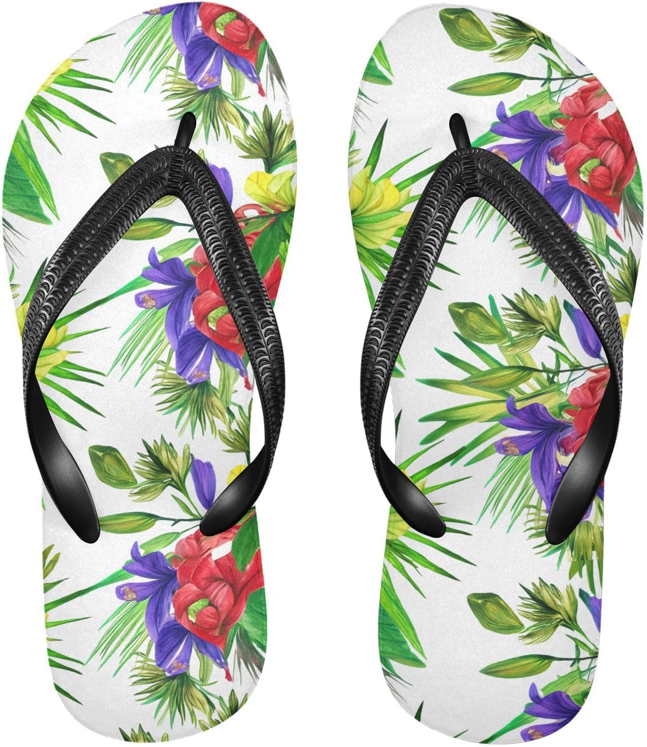 

Вьетнамки с листьями каллы, белые шлепанцы для пляжа, резиновые нескользящие летние тапочки, обувь для женщин и мужчин для ходьбы Sinestour