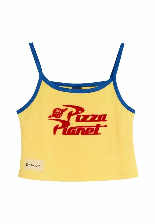 Топ на бретелях Toy Story Desigual, желтый — фото 3