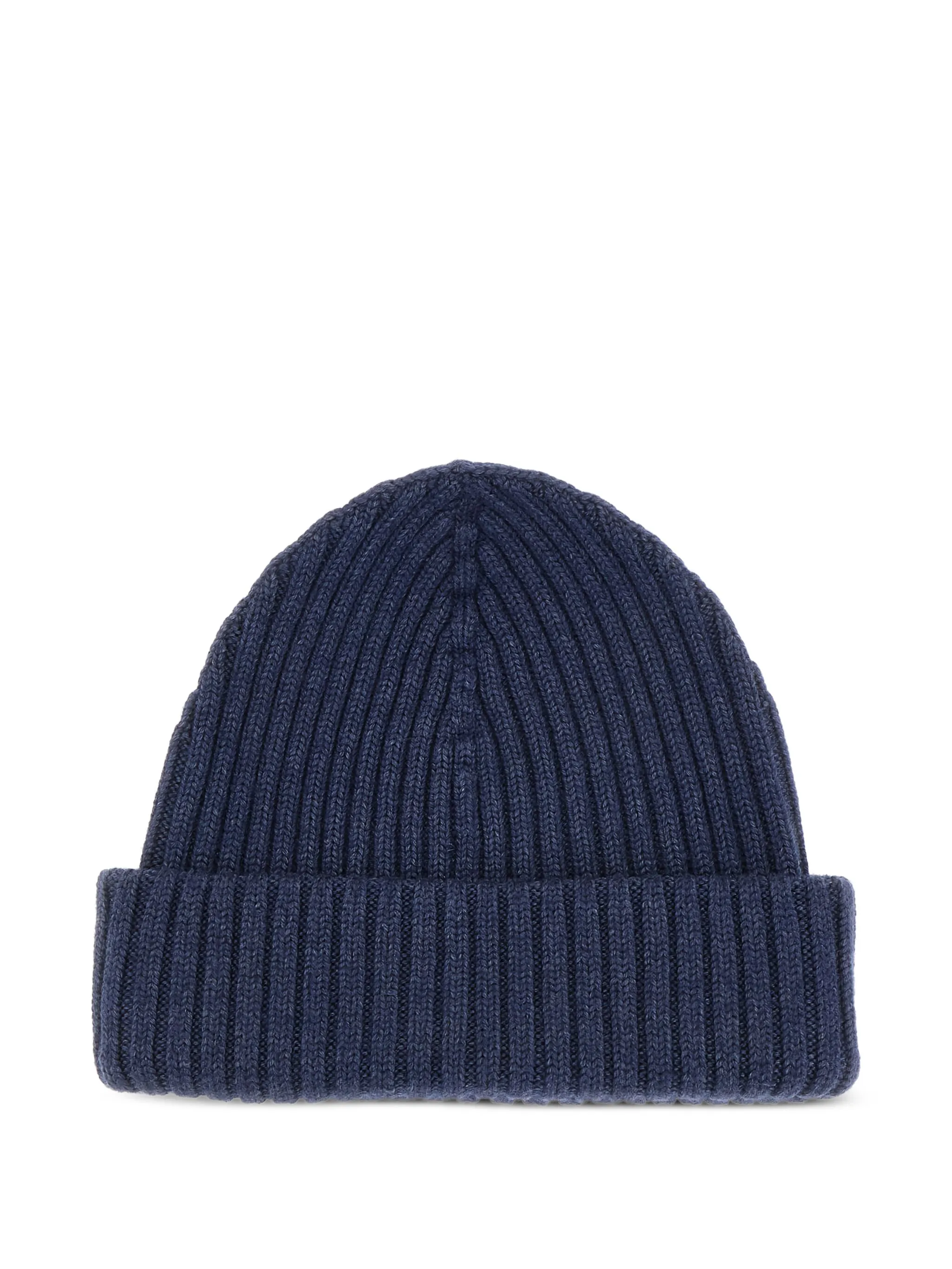 

Шапка бини в рубчик Gallo, синий