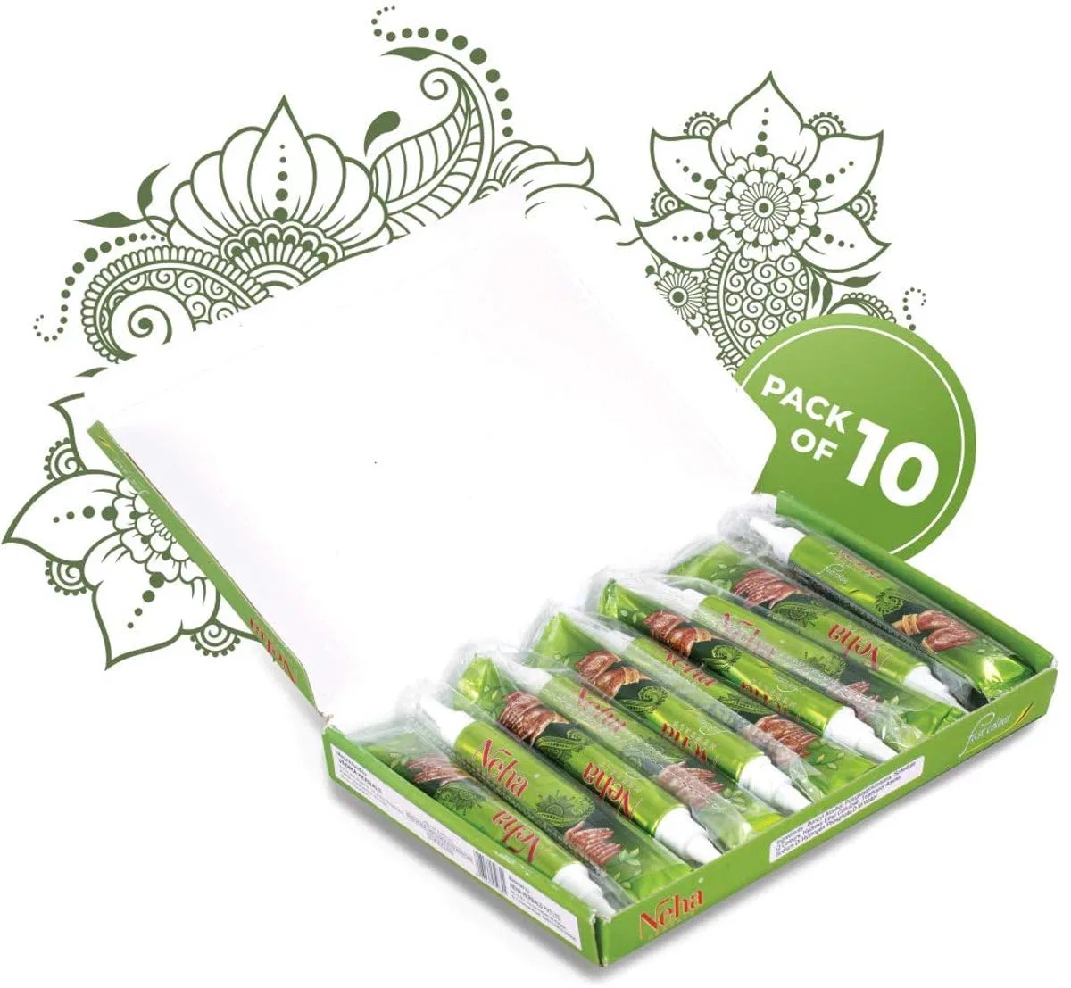 Натуральная хна Neha Herbal Fast Colour, 10 x 25 г Kajal — фото 4
