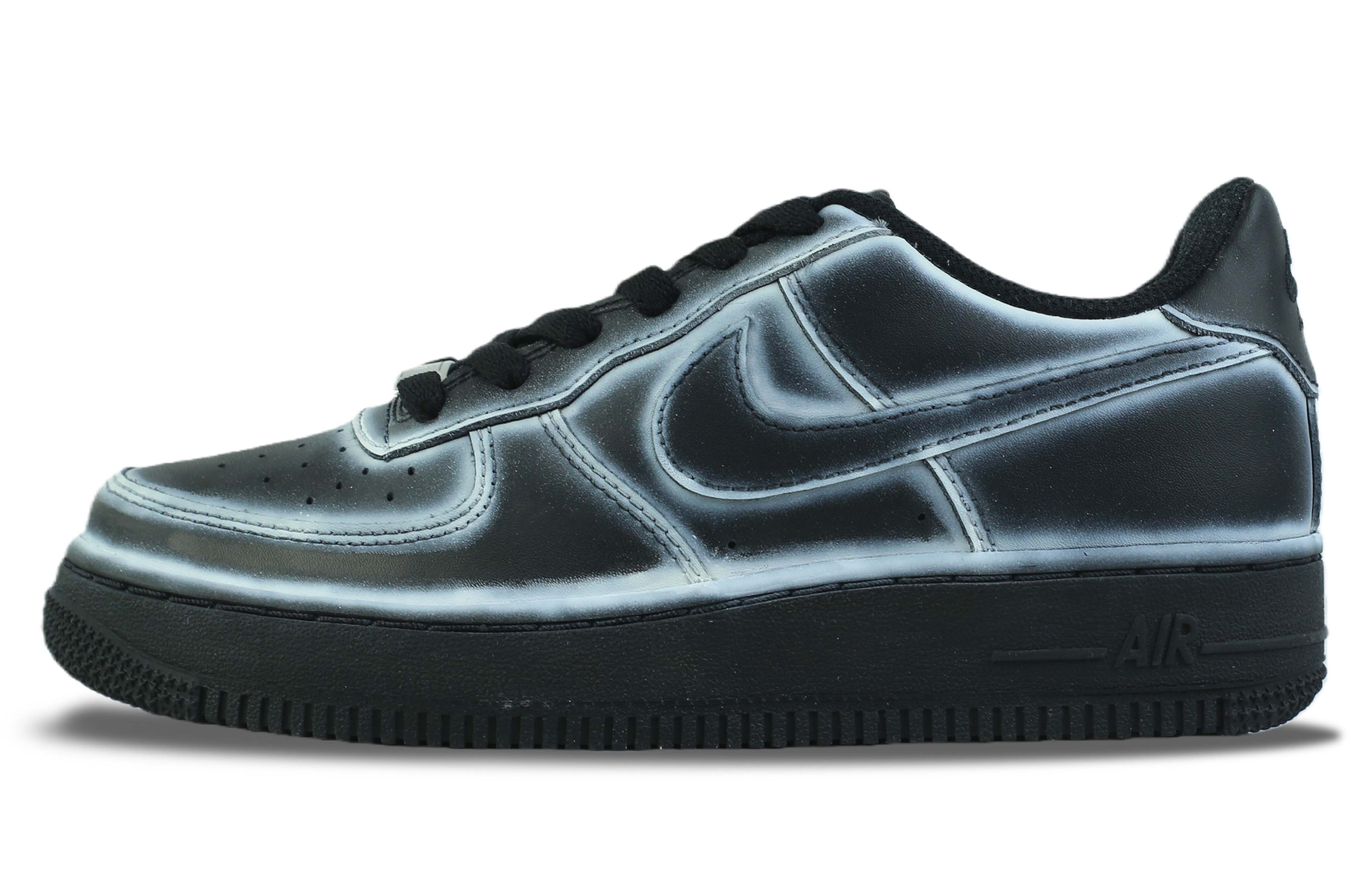 

Nike Air Force 1 Synthetic Leather Low top детские скейтбординг кроссовки Black для подростков