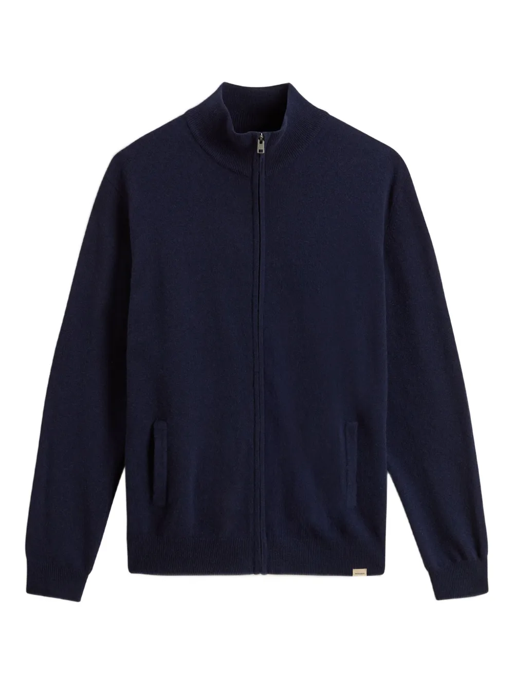 

Шерстяной кардиган на молнии WOOLRICH, синий