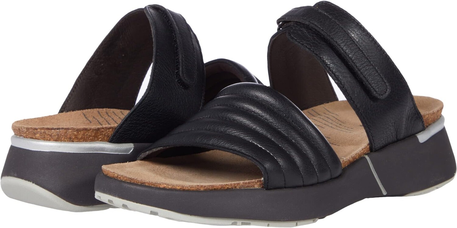 

Сандалии на плоской подошве Vesta Naot, цвет Soft Black Leather