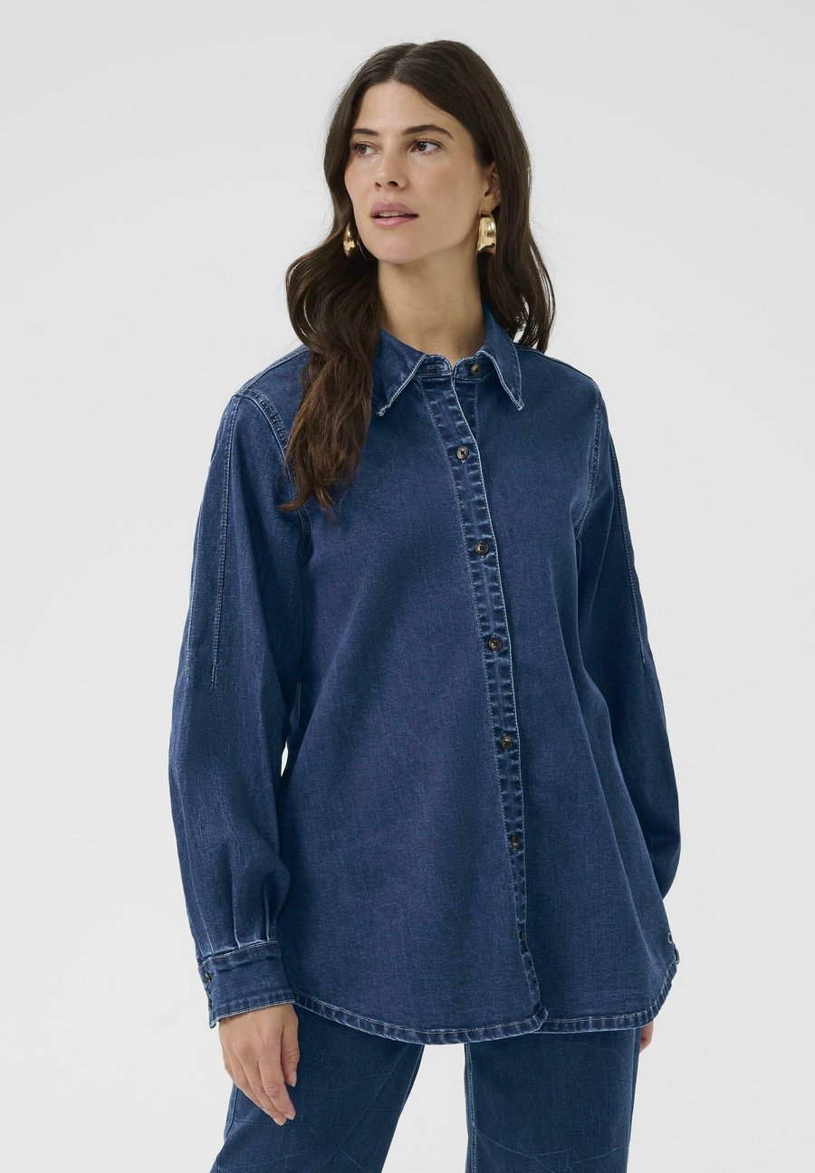 

Блуза Cream CRMADDIE DENIM SHIRT, Oakland Mid Blue Denim/Blue Denim