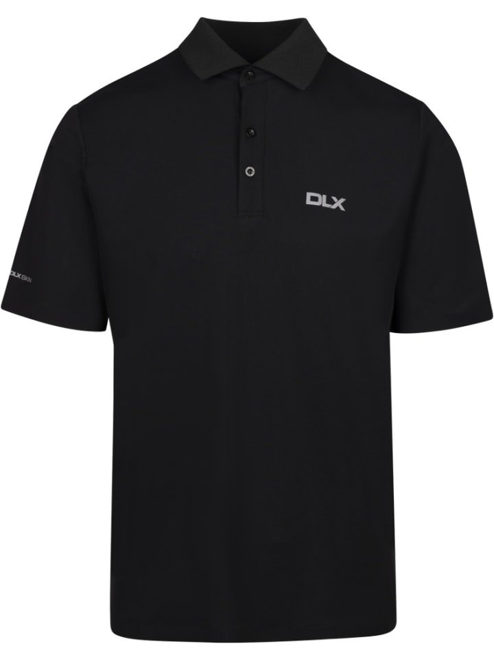 

DLX Рубашка-поло "Ingram Polo Shirt" черного цвета, Черный, DLX Рубашка-поло "Ingram Polo Shirt" черного цвета