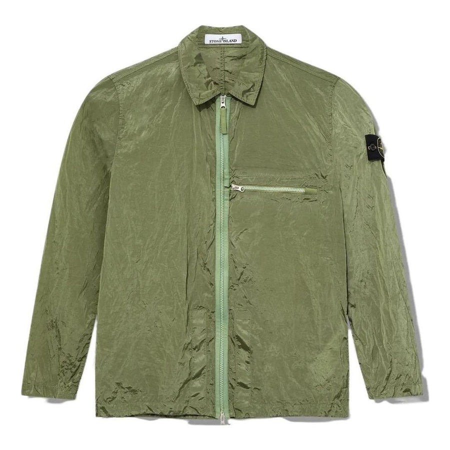 

Куртка STONE ISLAND Compass Patch Zip Up Jacket 'Sage', зеленый