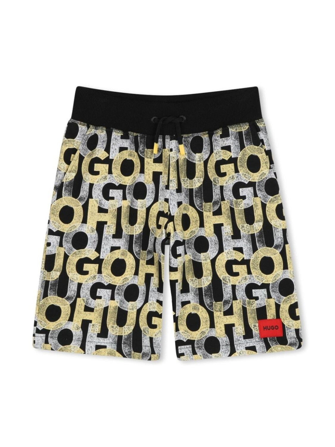 

HUGO KIDS шорты с логотипом, черный