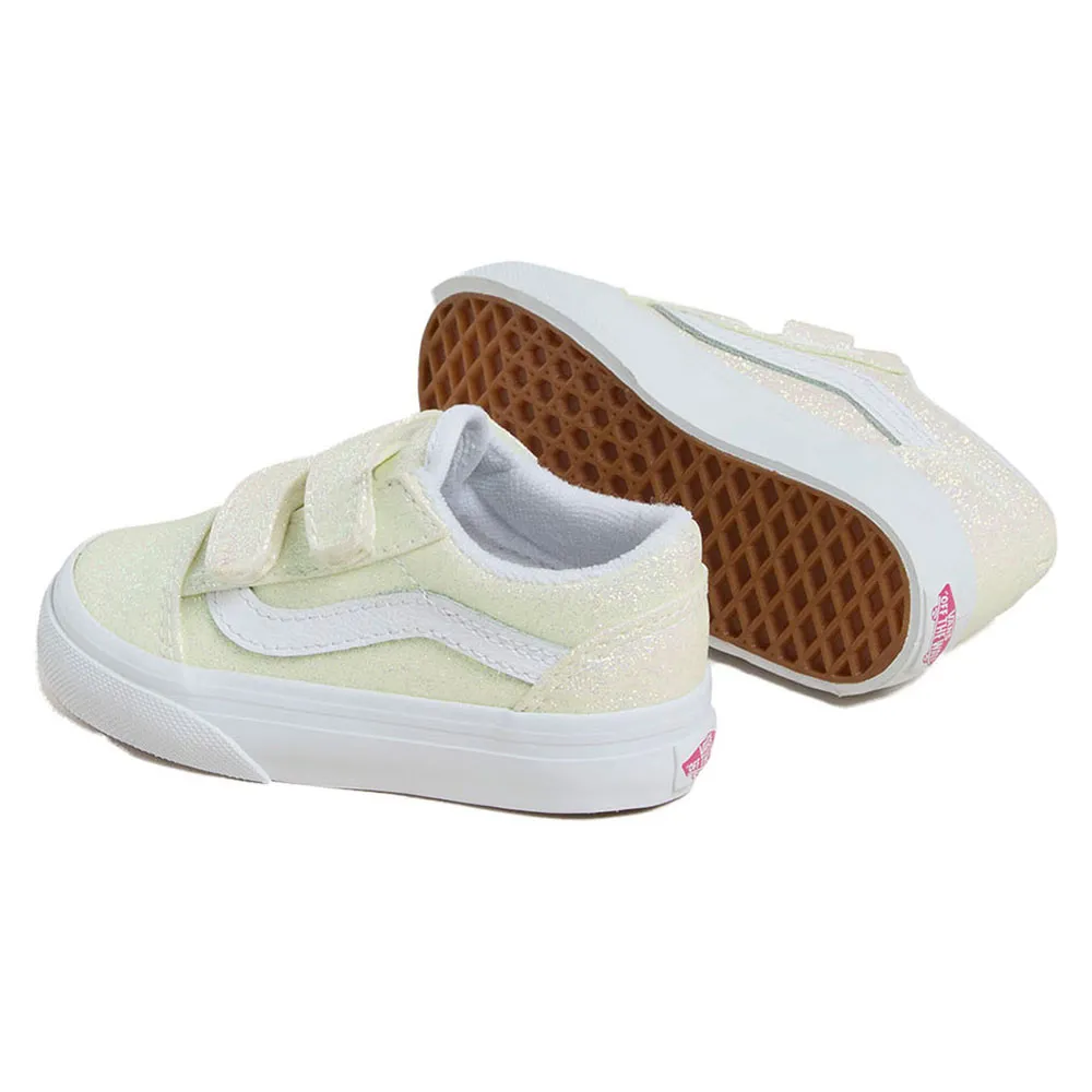 Кроссовки Vans Old Skool V Toddler, бежевый — фото 2