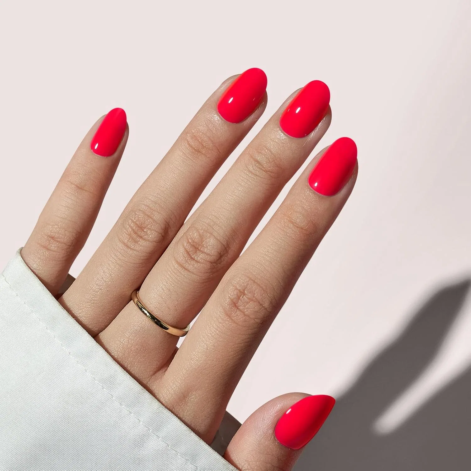 Накладные ногти BTArtbox Press On-Nails, короткие, лососево-розовые Btartbox, A-Tomato Tango
