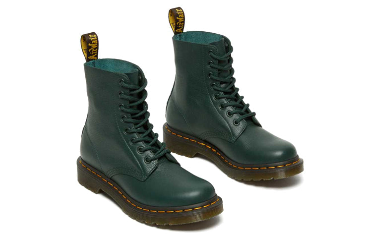 Ботинки Dr. Martens 1460 Pascal Virginia waterproof Wear-resistant, зеленый — фото 4