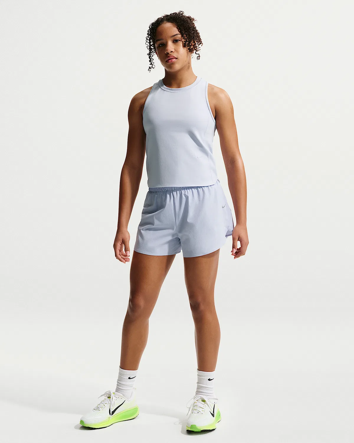 Детский топ Nike MAVN Dri-FIT Knit Tank, Ghost/Ghost/Ghost — фото 4