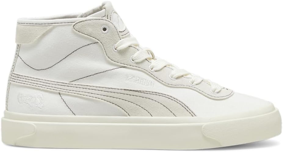 

Мужские кроссовки PUMA Capri Royale Mid на шнуровке, повседневные - белые