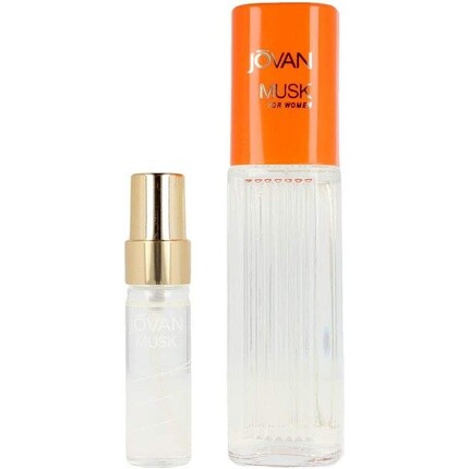 Женский одеколон Jovan Musk Natural Eau de Cologne Spray for Women 100ml and 15ml - Pack of 2 — фото 2