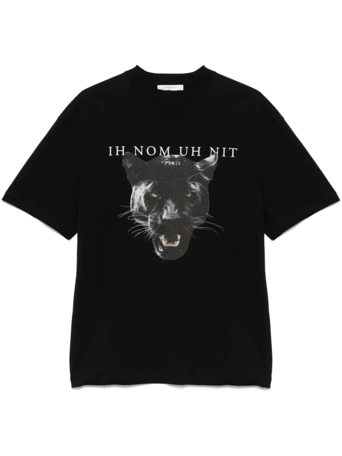 

Футболка с принтом кота Ih Nom Uh Nit, черный