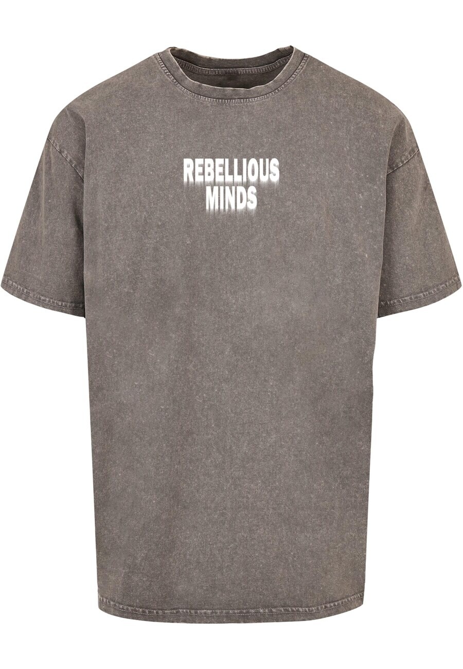 

Футболка Merchcode REBELLIOUS MINDS, серый