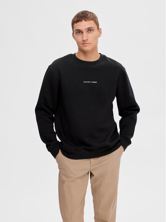 

Толстовка обычного кроя Selected Homme, черный
