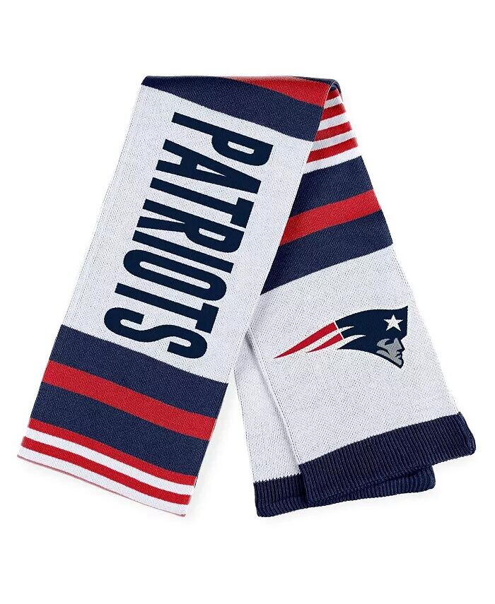 

Женский жаккардовый полосатый шарф New England Patriots WEAR by Erin Andrews