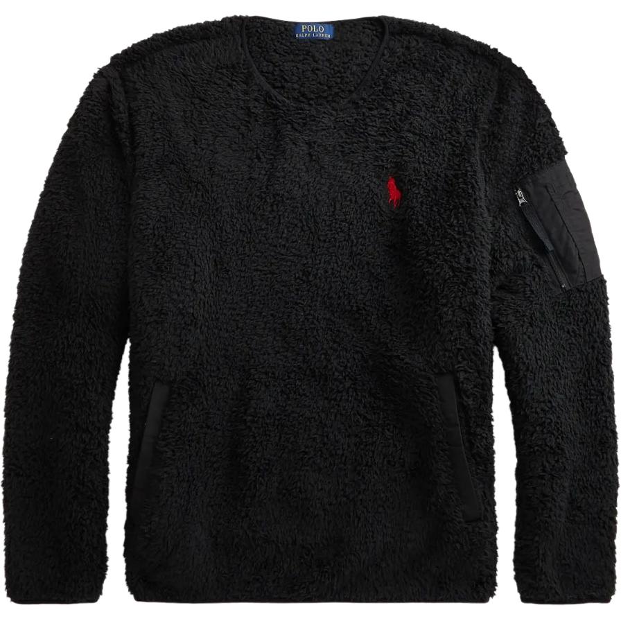 

Polo Ralph Lauren Футболка худи мужская черная FW24