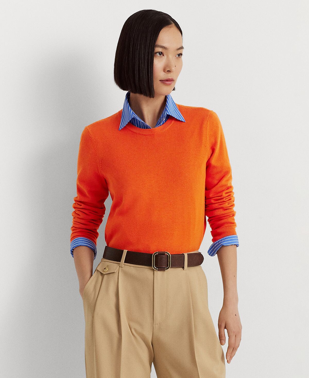 

Женский свитер из смесового хлопка Lauren Ralph Lauren