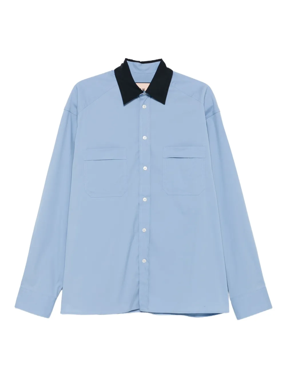 

Рубашка с длинными рукавами Plan C, синий