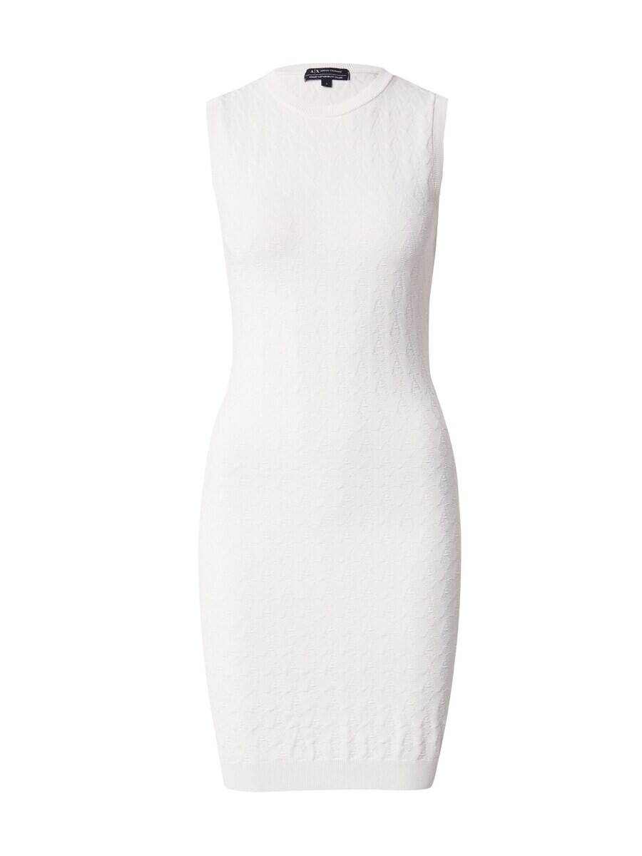 

Вязаное платье ARMANI EXCHANGE Knitted dress, белый