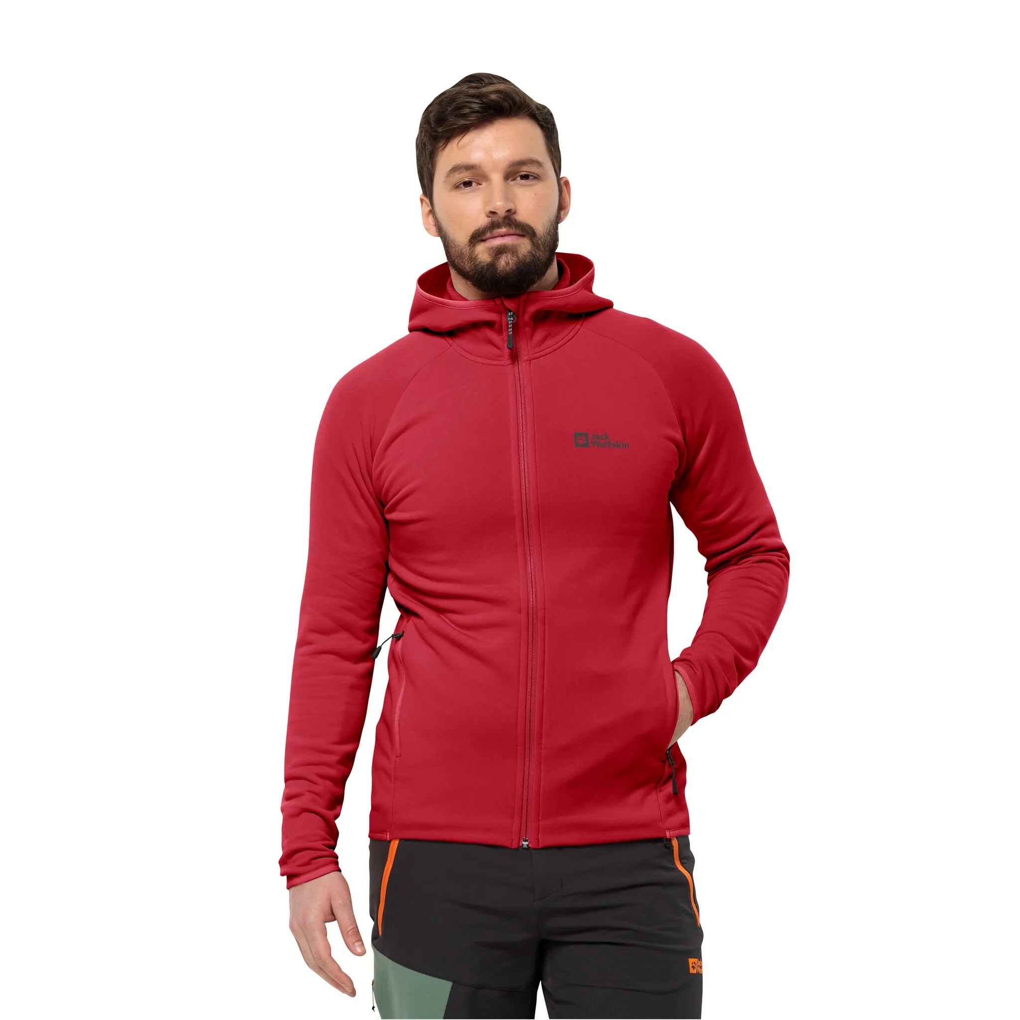 

Функциональная куртка Jack Wolfskin "BAISELBERG", с капюшоном, на резинке, цвет Red Glow