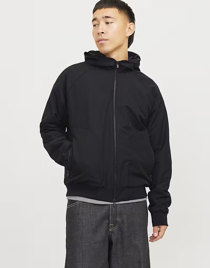 

Куртка-бомбер Jack & Jones черного цвета
