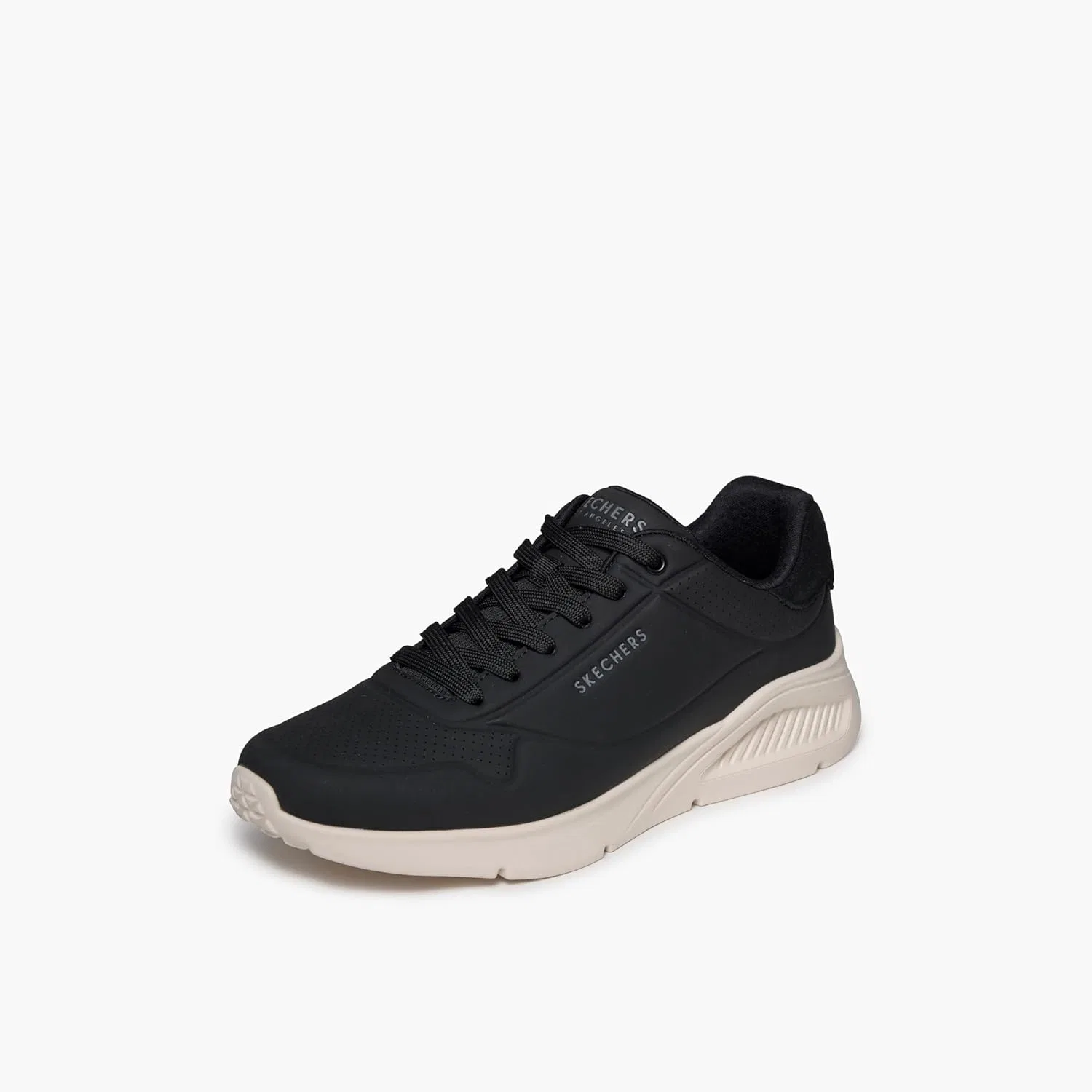 Мужские кроссовки Skechers UNO LITE на шнуровке, Black — фото 3