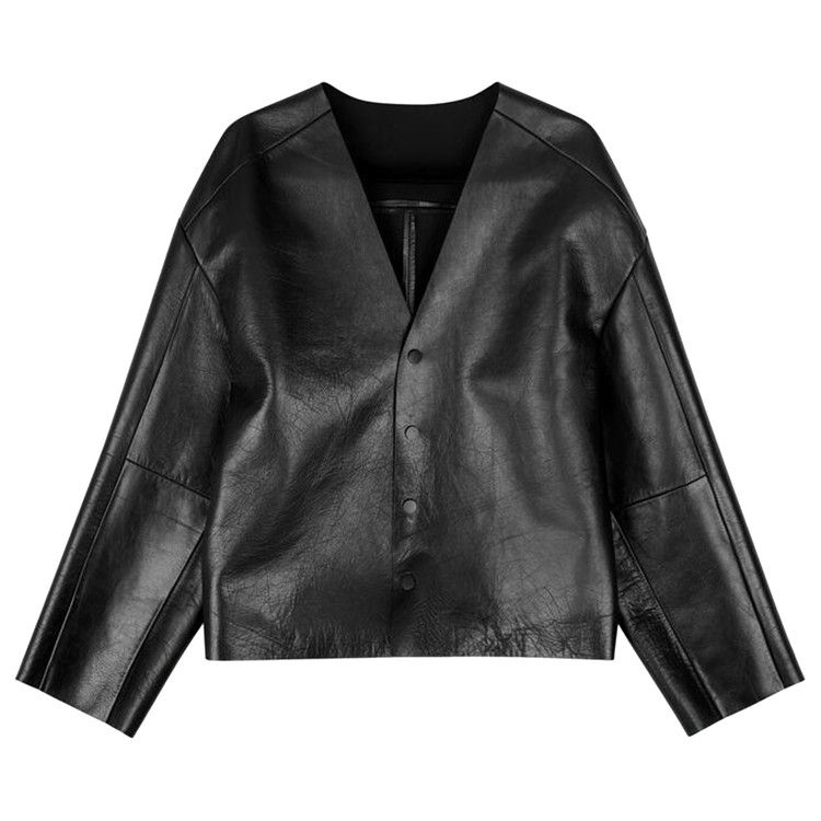 

Куртка Entire Studios Minimal Leather Jacket, Blackleather