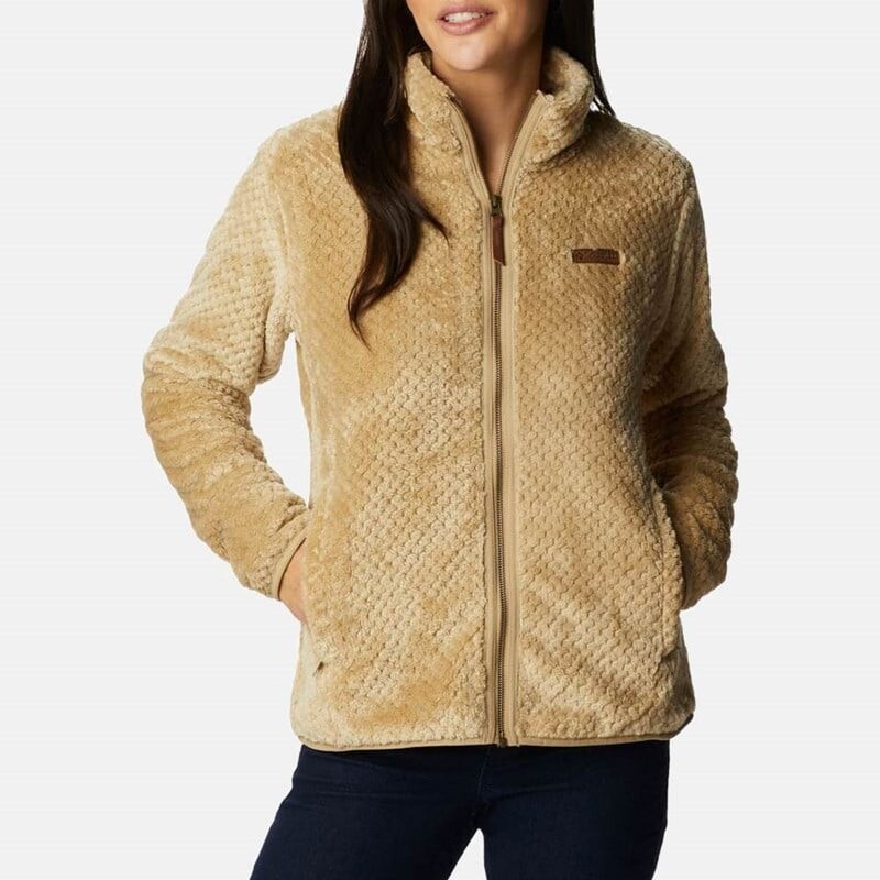 

Женская флисовая куртка Fire Side II из шерпы Columbia, бежевый