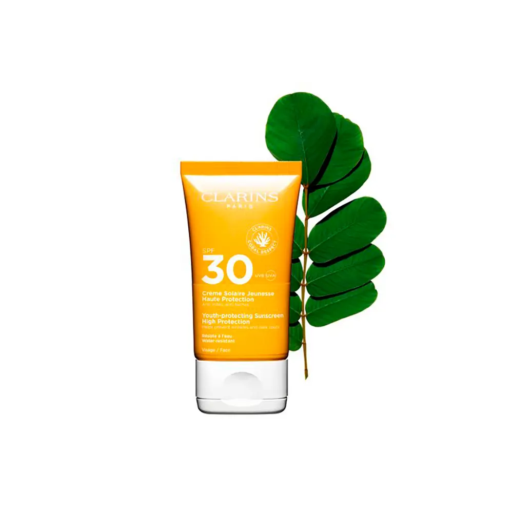 Солнцезащитный крем Solar Crema Tacto Seco Rostro Uva/Uvb30 Clarins, 50 мл — фото 2