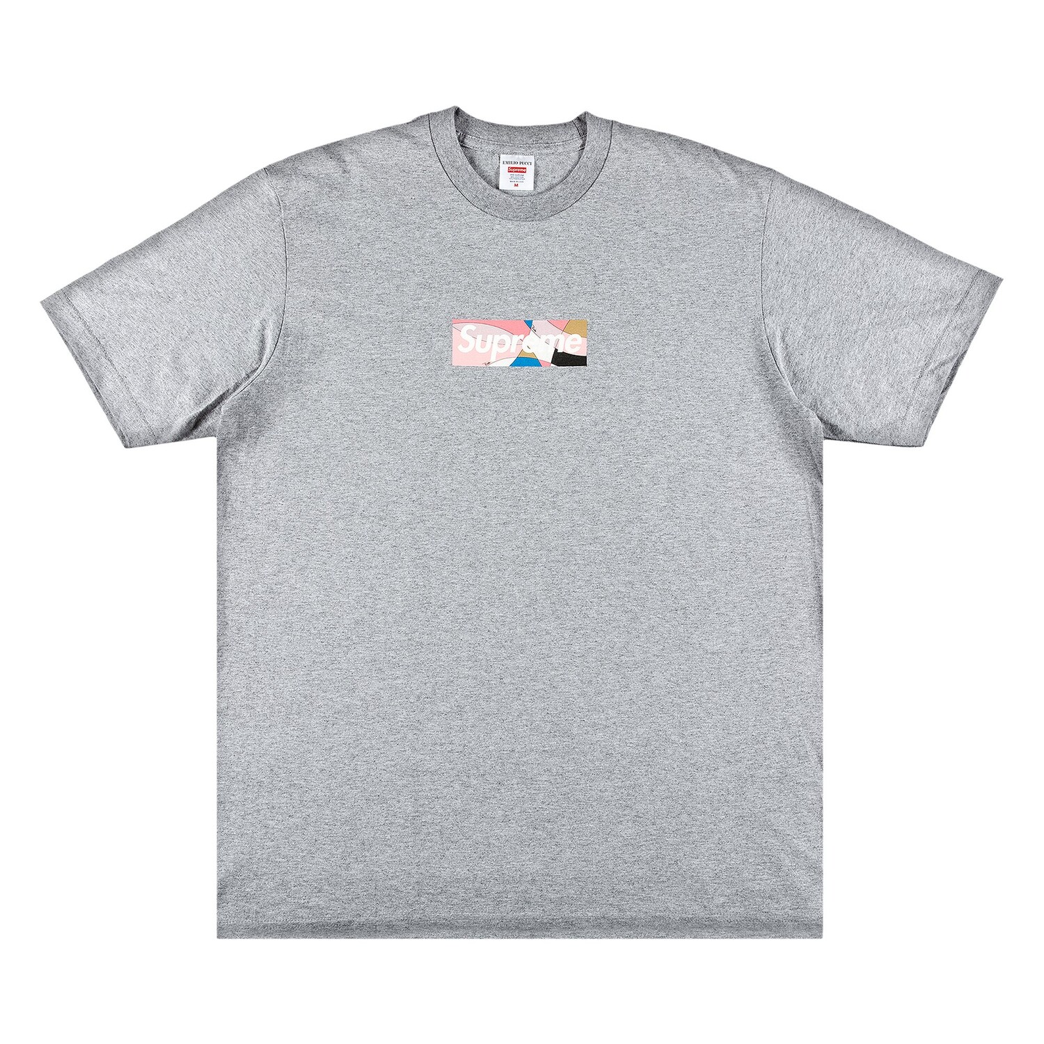 

Футболка с логотипом Supreme x Emilio Pucci, Heather Grey/Dusty Pink