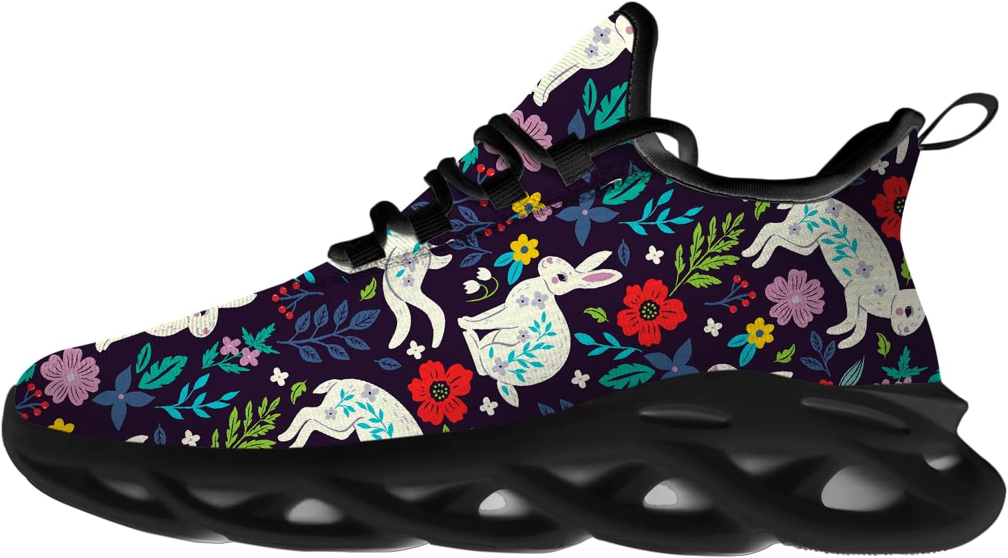 

Пасхальные кроссовки для мужчин и женщин: для бега, спорта, ходьбы, тенниса, с клевером. Подарки для мальчика и девочки Ciadoon, Multicolor