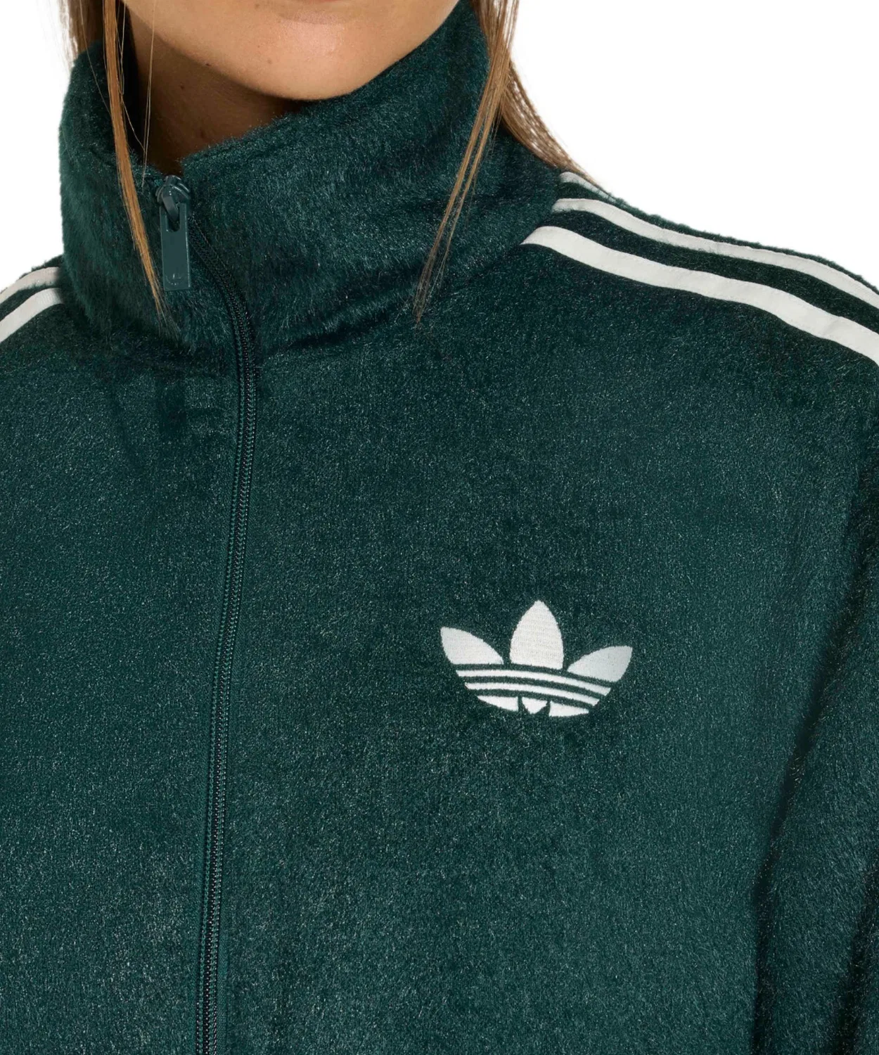 Трек-топ adidas Originals Firebird Mohair Loose Fit зеленый — фото 4