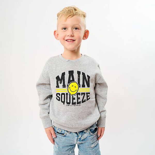 Свитшот Smileyworld main squeeze lemon youth The Juniper Shop, Heather Grey — фото 3