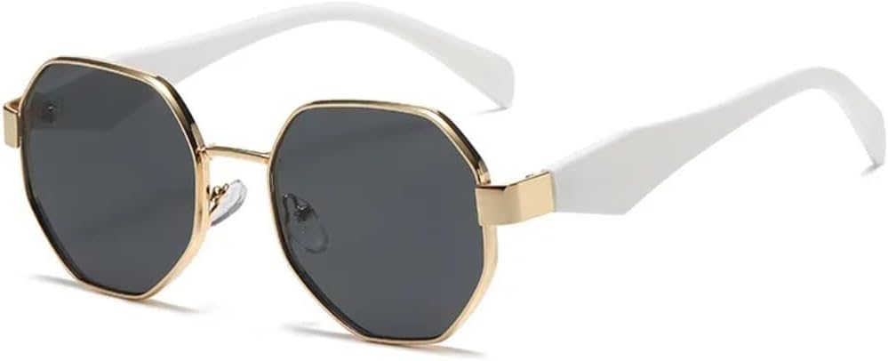 

Солнцезащитные очки с защитой от УФ-излучения UV400 | Металлическая оправа в стиле панк | Линзы конфетных цветов для занятий спортом на открытом воздухе и вождения (белые) PNTRBCK, White