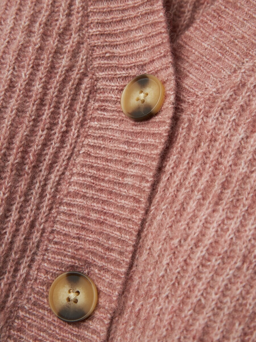 Вязаный кардиган NAME IT Knit Cardigan, темно-розовый — фото 3