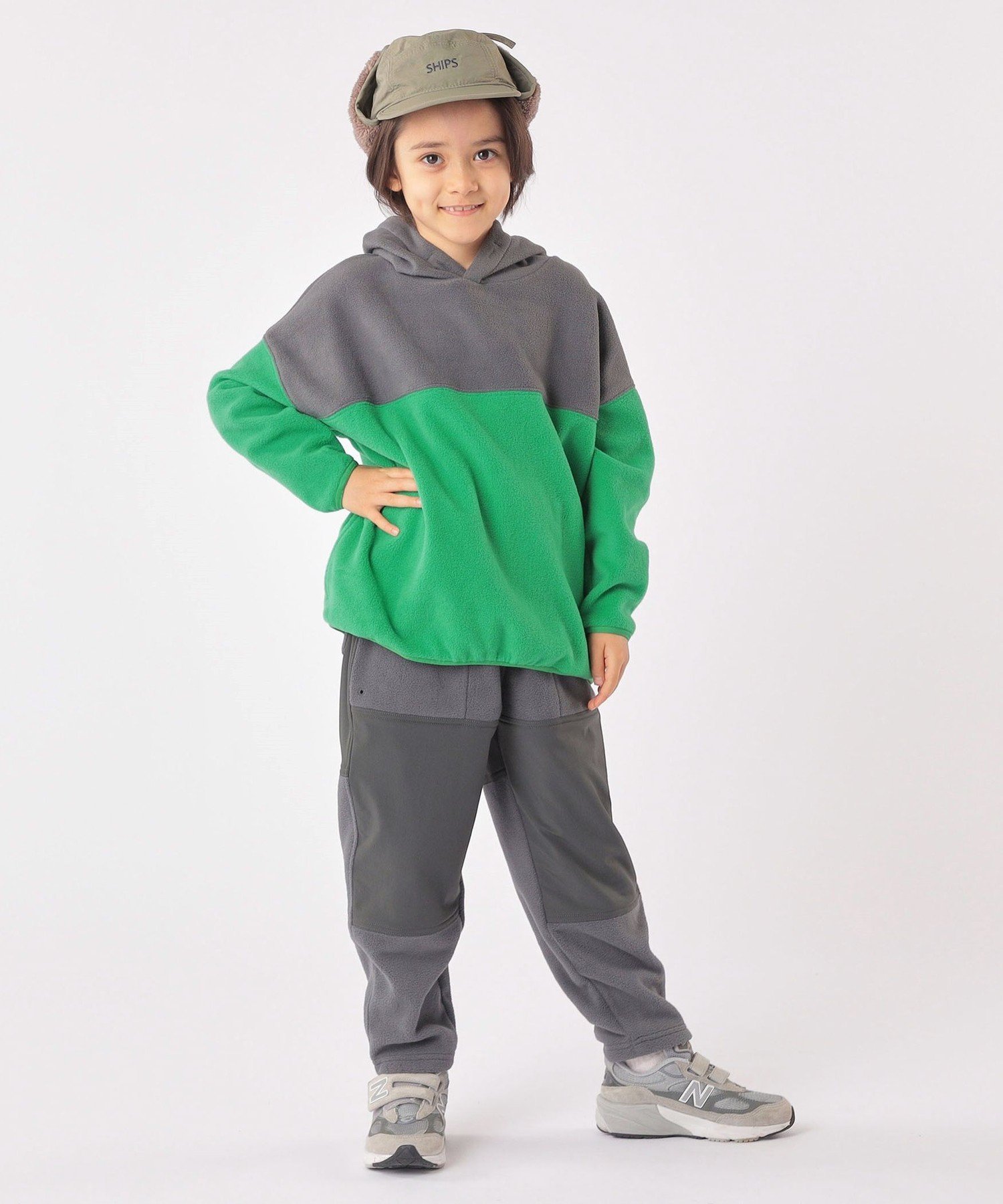 Детские шорты: 100–130 см / Флисовые штаны SHIPS KIDS, Charcoal Gray — фото 4
