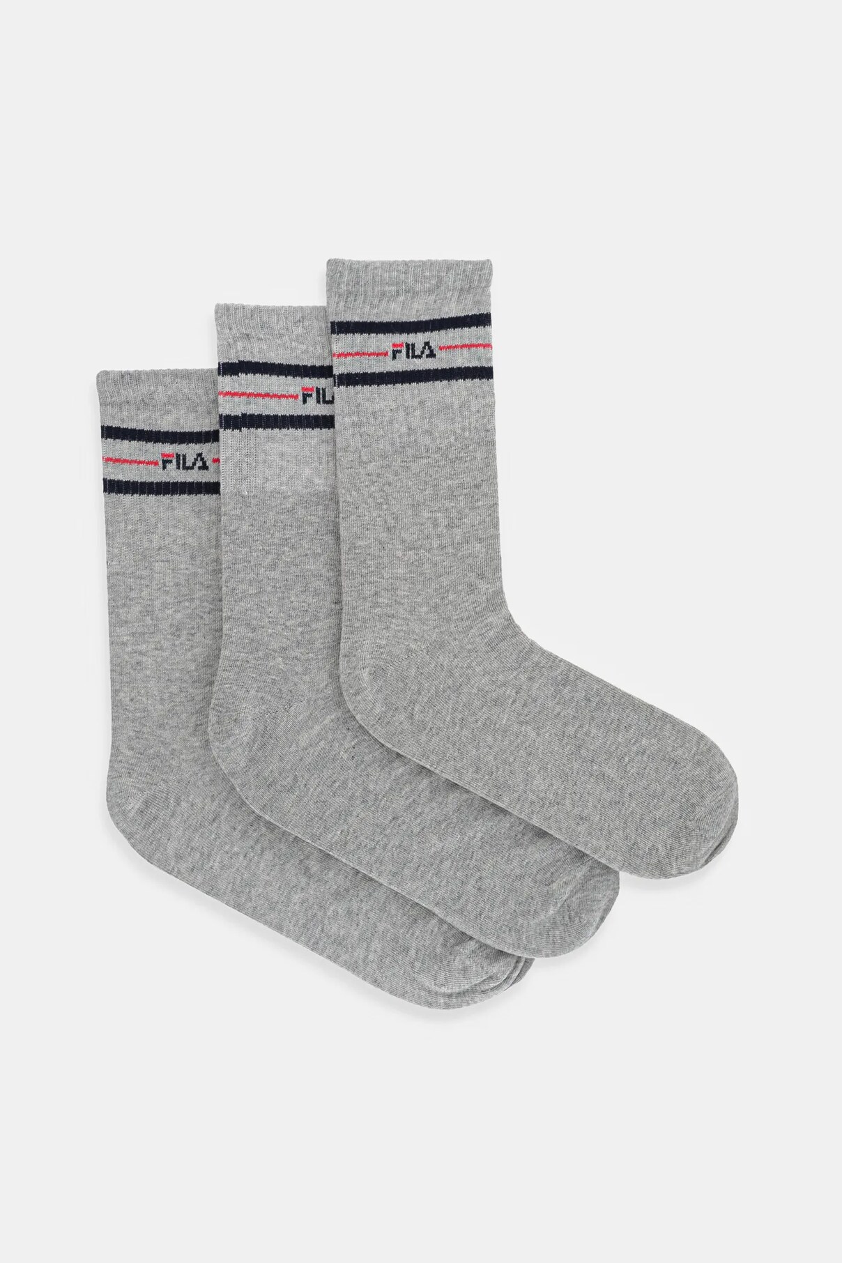 

Носки (3 пары) Fila, серый