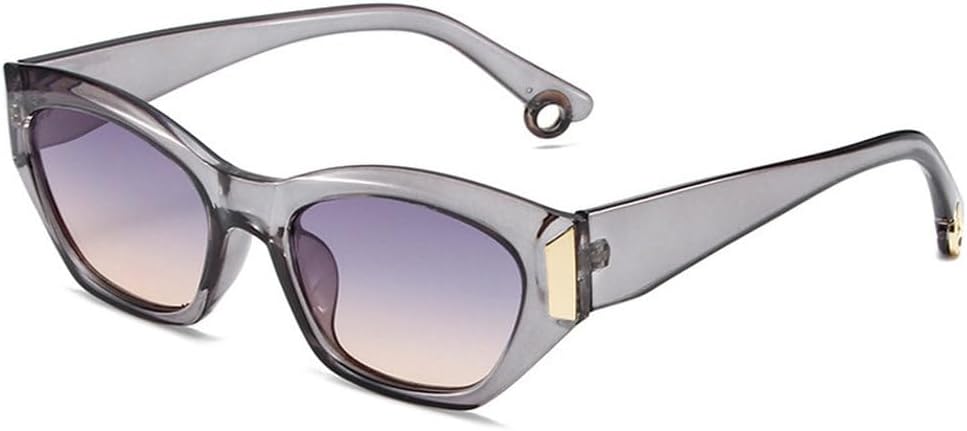 

Женские солнцезащитные очки в винтажной оправе, модные ретро-солнцезащитные очки для женщин с защитой от УФ-излучения UV400, мужские защитные очки HYYZZC, Cleargray-graybrown