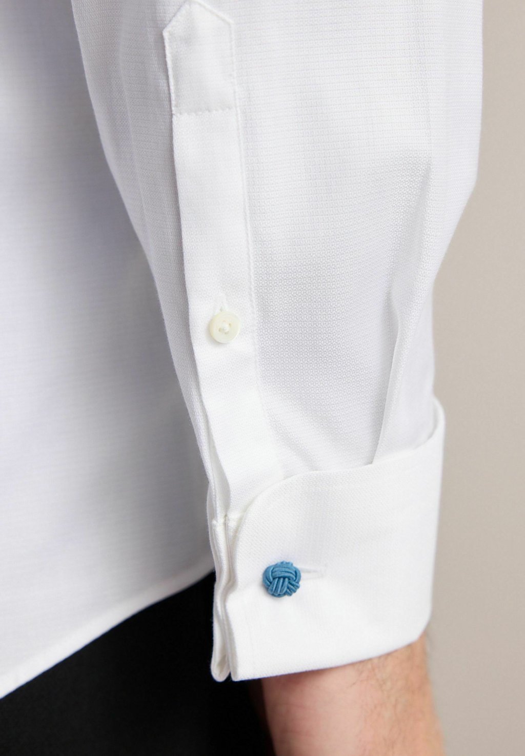 Рубашка REGULAR FIT - SIGNATURE TEXTURED SMART - Formal shirt Next, белый — фото 3