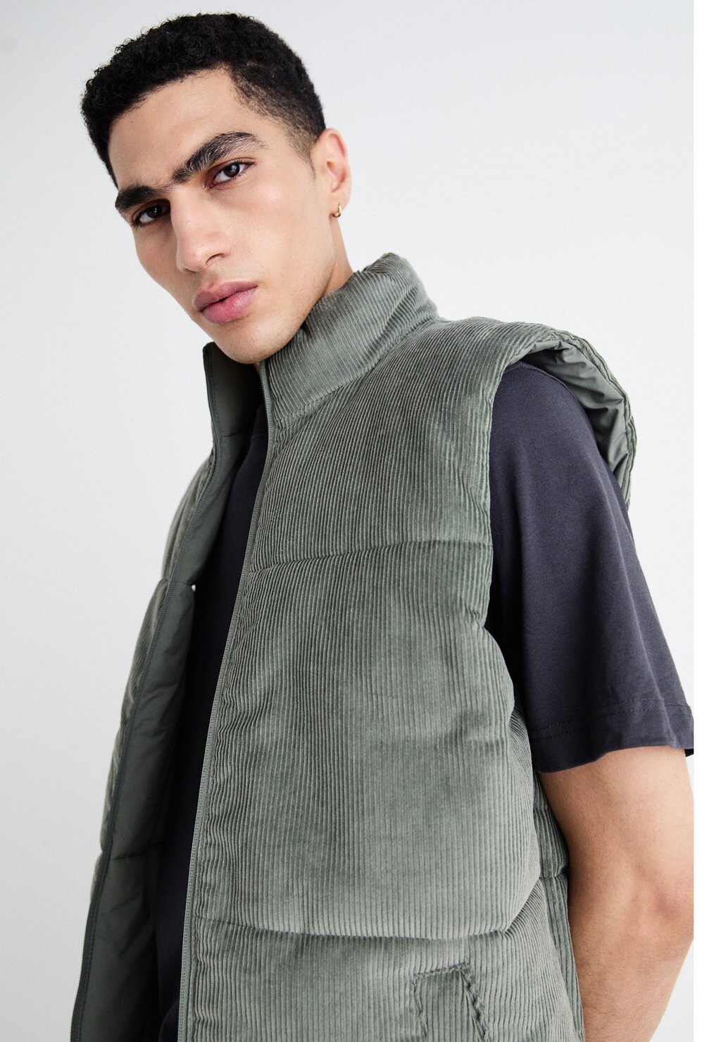 

Жилет PUFFER VEST Hollister Co., зеленый