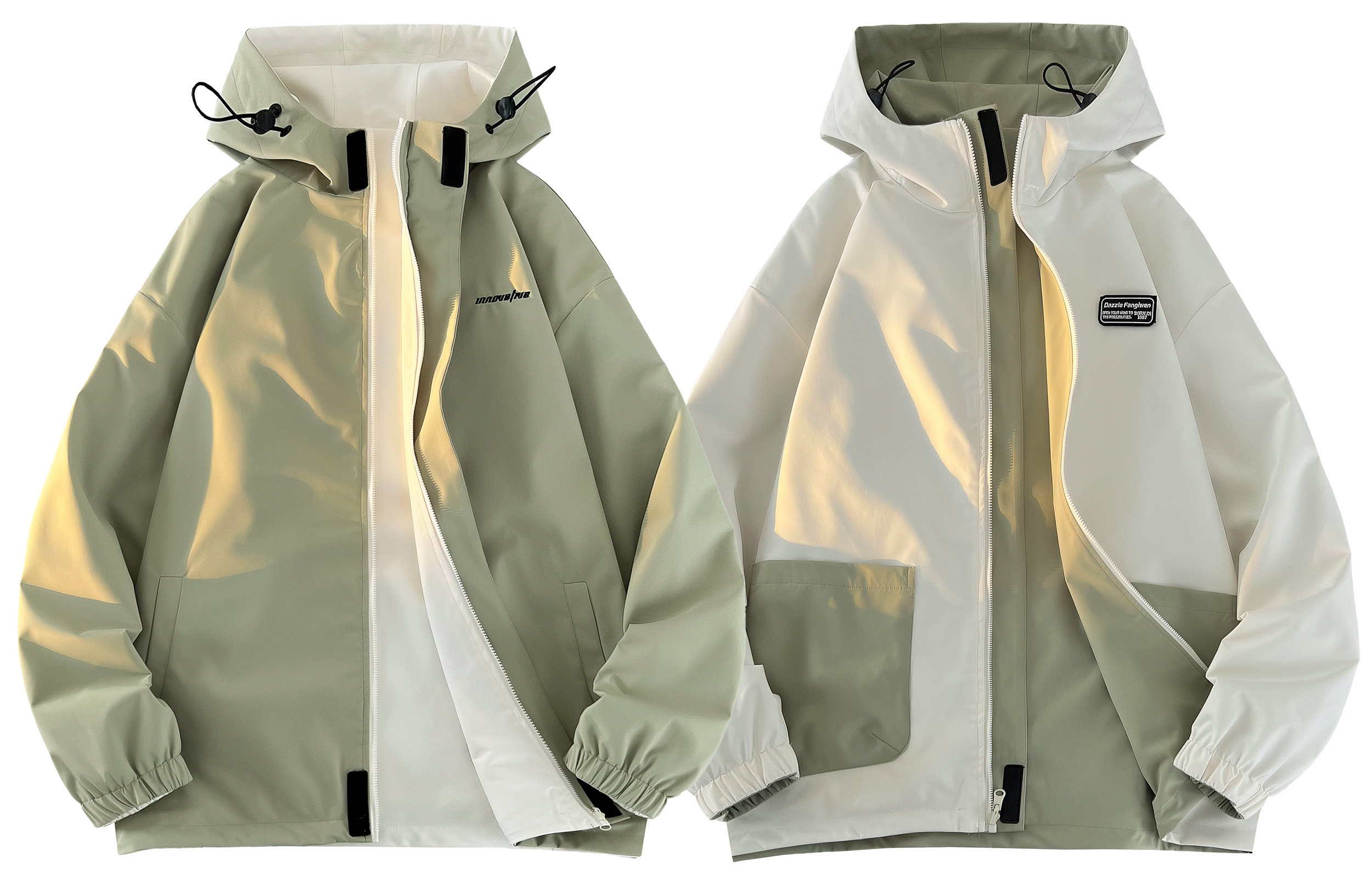 

F.I.W FANGIWEN Куртка Unisex, Gray Green (Upgraded)