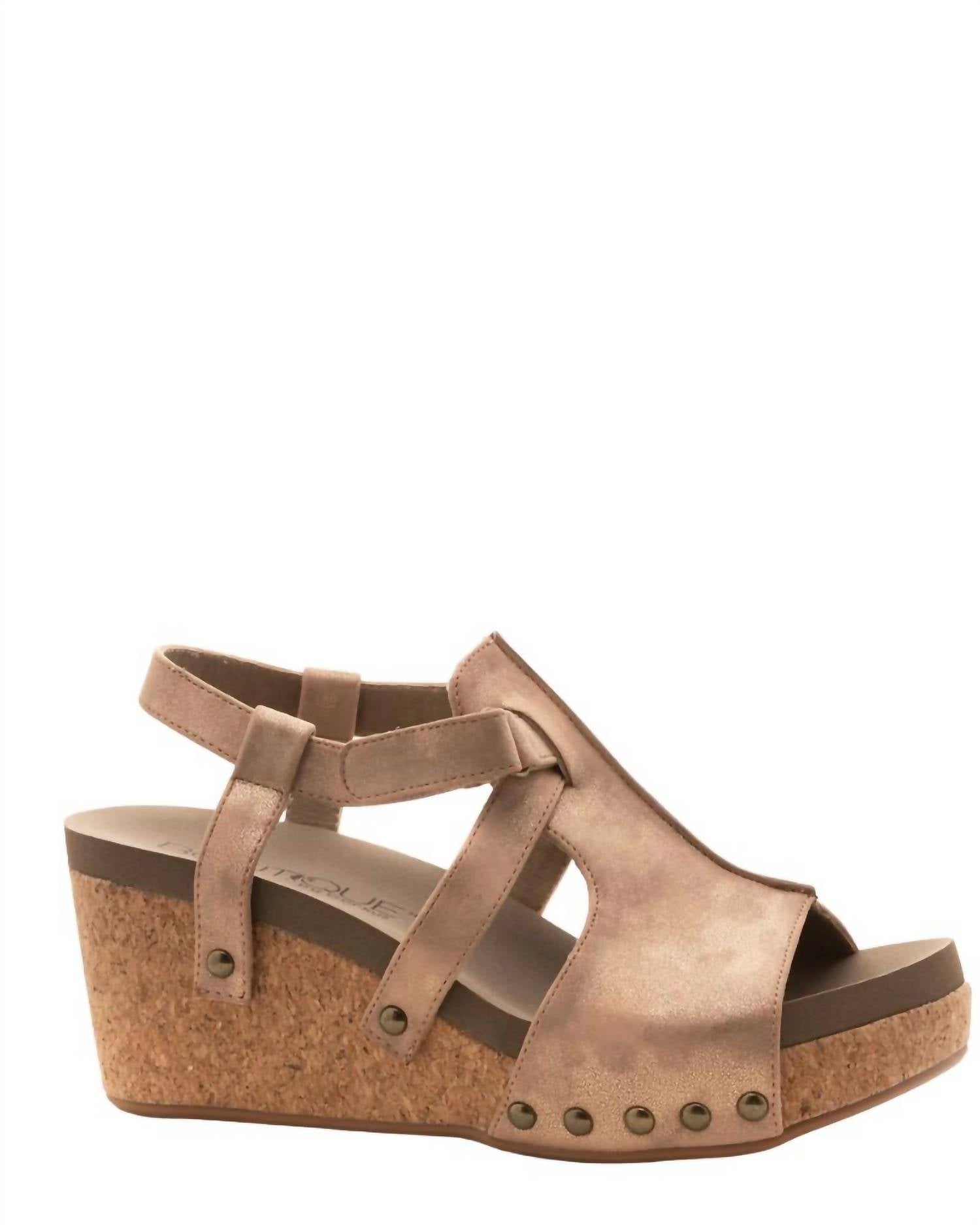 Женские босоножки Seltzer Wedge Sandals в Penny Corkys Footwear — фото 2